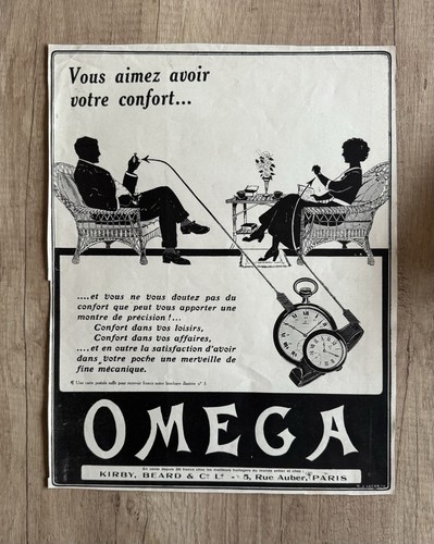 1913 omega pubblicità - omega,