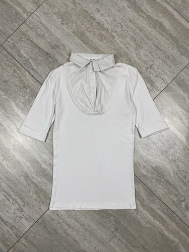 Polo bianca brunello cucinelli - polo,