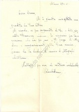 Autografo - Autograph - Wolmer Beltrami - Fisarmonicista - Breda Cisoni