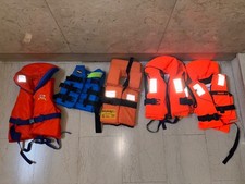 6 GIUBBOTTI SALVAGENTE SALVATAGGIO RIFLETTENTI  per Bambini 