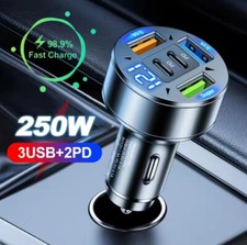 CARICABATTERIE AUTO USB