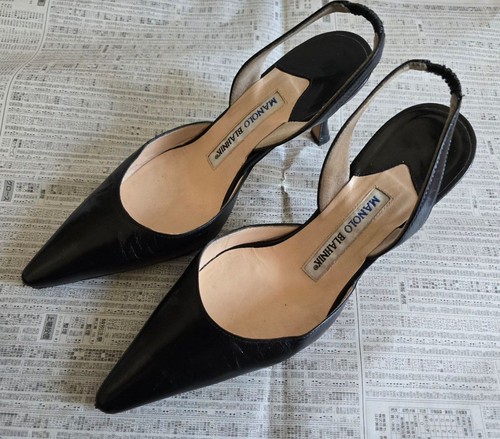 Manolo blahnik pompa punta - blahnik,