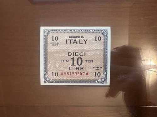 Allied military currency - currency, 10