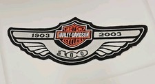 HARLEY DAVIDSON 100° ANNIVERSARIO EXTRA LARGE GILET O GIACCA TOPPA POSTERIORE NUOVO