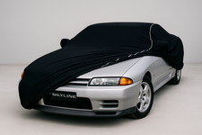 Copertura Stretch Interna Per Auto Ganzgarage Per Nissan Skyline R32 R33 Nera.