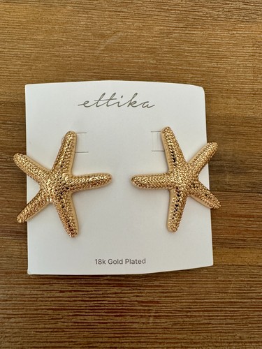 Orecchini starfish tono oro - tono,