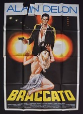 MANIFESTO 4F BRACCATO alain delon francois perier pierre mondy parillaud