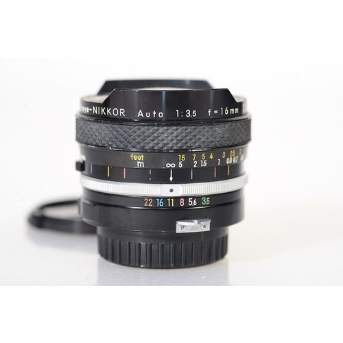 Nikon auto 16 obiettivo - nikon, 3.5/16