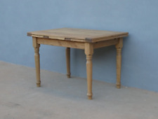 Tavolo a tiro rettangolare allungabile in legno massello, L 120 x P 80 cm!