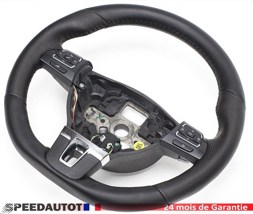 Volante pelle piatto - volante,