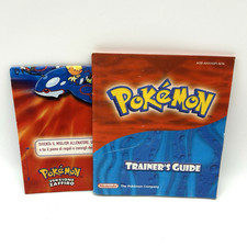 Manuale Pokemon Zaffiro Rubino Nintendo Gameboy Advance Gba Libretti Italiano