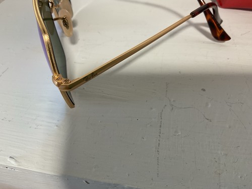 Rayban gold and blue - gold,