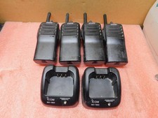 (4) ICOM IC-F24 Two-Way Radio