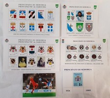 Serie filatelica del Principato di Seborga emessa da S.A.S. Giorgio I