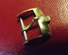 GIRARD PERREGAUX - RARE ' 70/90 BUCKLE 16 mm INSIDE - YELLOW GOLD COLOR - SWISS