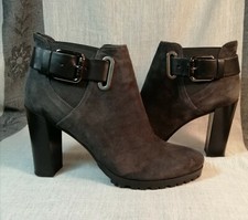 Stivaletti tronchetti donna NINALILOU ottime condizioni  grande marca scamosciat