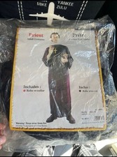 vestito costume prete, nuovo taglia unica