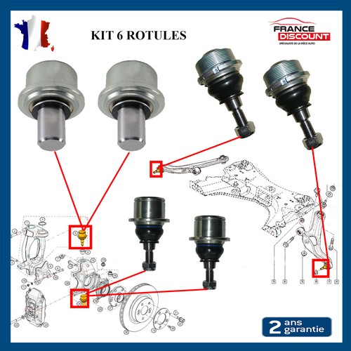 Rotule bras inférieur et - bras,