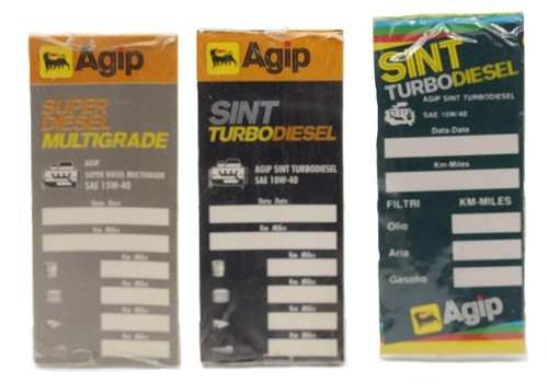 Adesivo agip tagliando - agip, auto