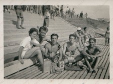 1948 Cremona Ragazzi Fiume Po Latte olio motore Mobileoil Sinclair Fotografia