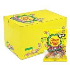 Chupa Chups Sour Gecko Personaggio Design Lucertola Gelatina 90g x 12 Sacchetti Spedizione Gratuita