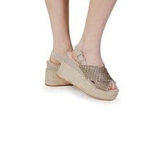 Espadrillas decolte tacco alto