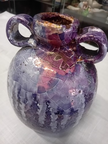 Vaso ceramica smaltata - ,