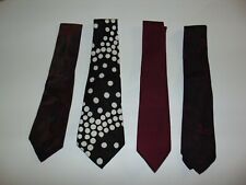 Lotto 4 cravatte vintage in