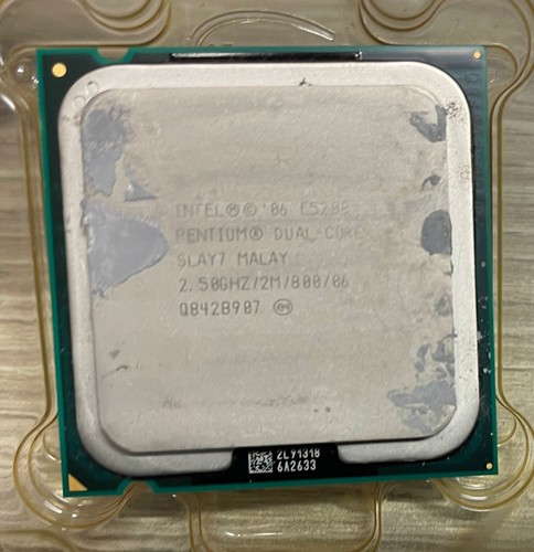 Cpu intel pentium - cpu, dual
