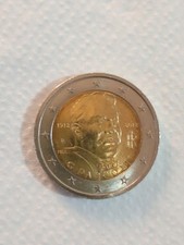 moneta da 2 euro rara Giovanni  Pascoli anniversario 1912-2012
