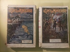 Il conte di Montecristo Alessandro Dumas madella 1930 due volumi