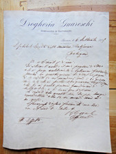 1895-DROGHERA GUARESCHI Specialità in Zafferano-PARMA-Lettera+