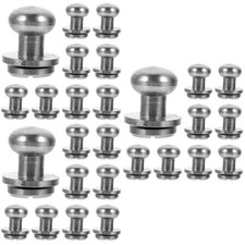 30 pz bottoni commodo acciaio