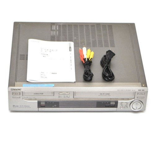 Sony hi8 vhs vcr doppio - wv-h6,