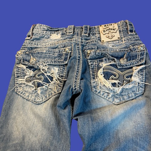 Jeans rock revival troy dritto - jeans,