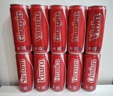 Coca Cola lattine NOMI di persona 2025 nuove