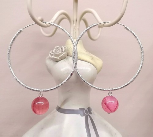 Orecchini cerchi argento - cerchi,