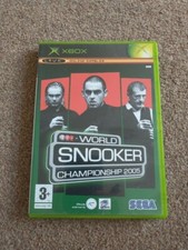 WORLD SNOOKER CHAMPIONSHIP 2005 XBOX OTTIME CONDIZIONI COPERTINA ENG