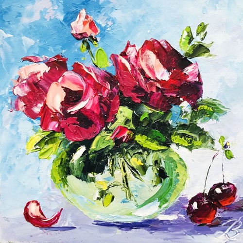 Opera arte originale dipinto - d'arte,
