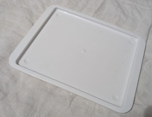 Vassoio plastica bianco - vassoio,