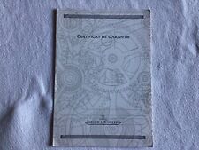 Certificato di Garanzia Jaeger Le Coultre Reverso Duetto 266.882.443