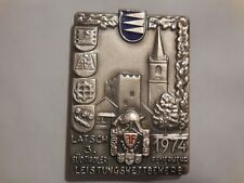 distintivo spilla 60 anni pompieri vigili del fuoco Latsch Sudtirolo 1974