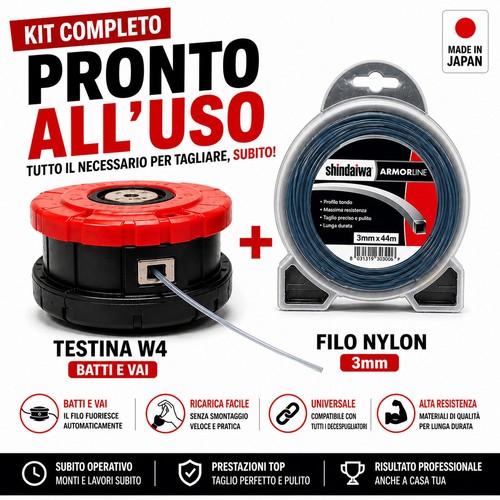 Kit testina decespugliatore - testina,