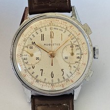 AUGUSTUS-CRONO-RUOTA A COLONNE-36 MM-ANSE FISSE-LANDERON 39-LUNETTA A GRADINO