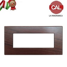 PLACCA 7P LEGNO NOCE NAZIONALE