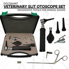 Kit otoscopio veterinario LED