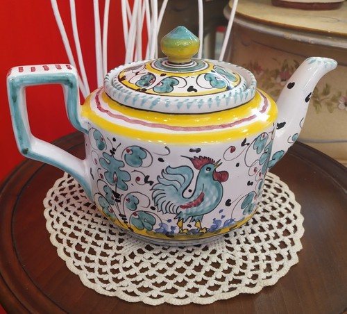 Rara teiera maiolica - teiera, in