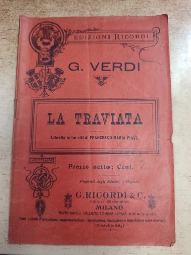 Verdi traviata piave - verdi,