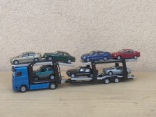 Mercedes-Benz Actros Bisarca Con Auto BMW,Jaguar,Lexus,Toyota 1/72 Camion Truck 
