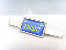 Knight Rider Kitt Auto Numero di Targa Distintivo Cravatta Slide Presa Regalo